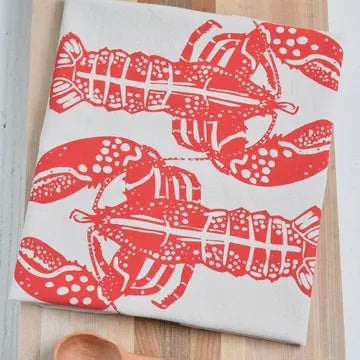 Double Lobster Tea Towel