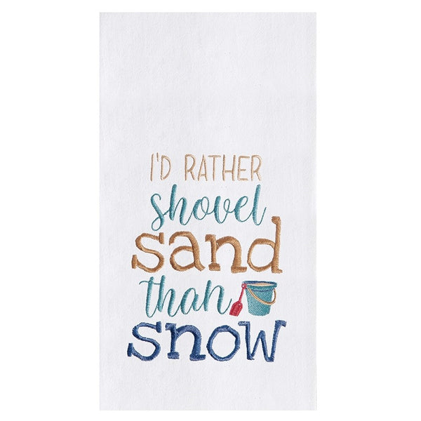 Winter Snow Vera the Mouse – Kitchen Tea Towel