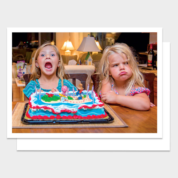 Mixed Emotions Happy Birthday Greeting Card