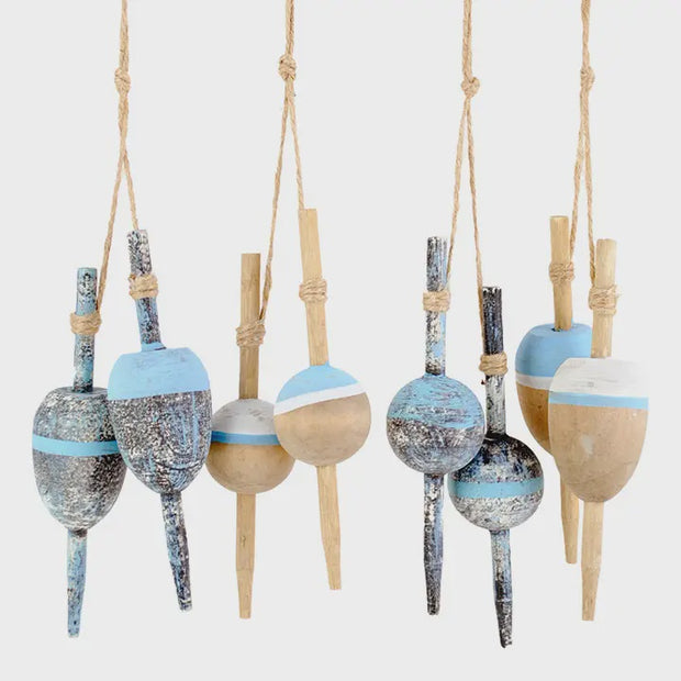 Wood Fishing Float Ornament