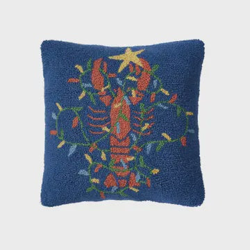 Lobster Lights Hook Pillow