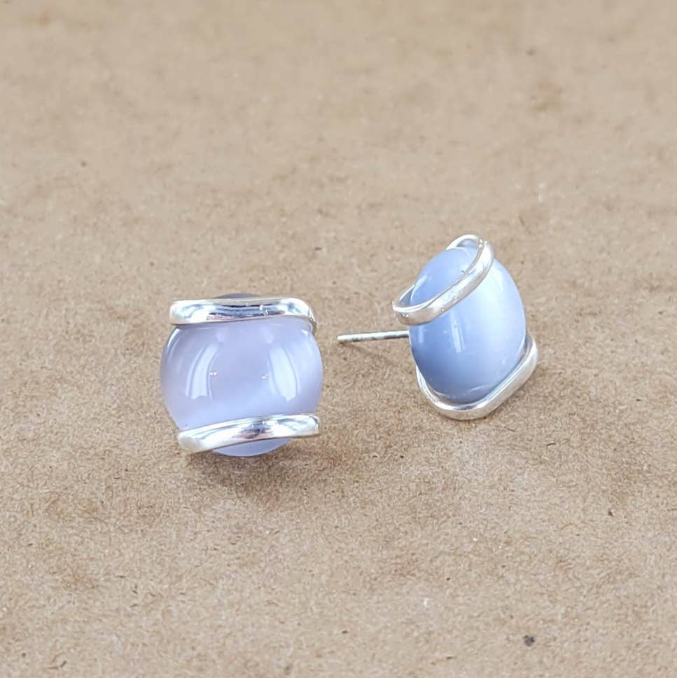 "Cat's Eye" Parallel Post Earring ALP-TG-E2