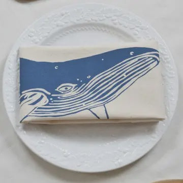 Whale Tea Towel