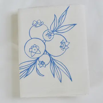Wild Blueberry Tea Towel