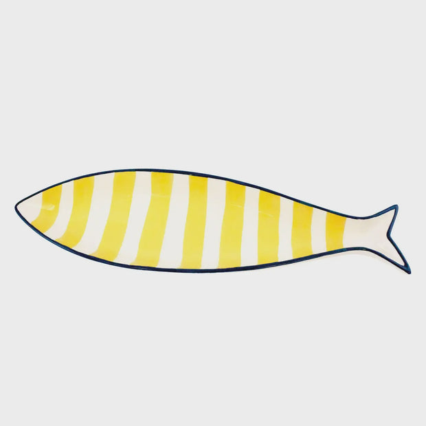Yellow Striped Fish Platter