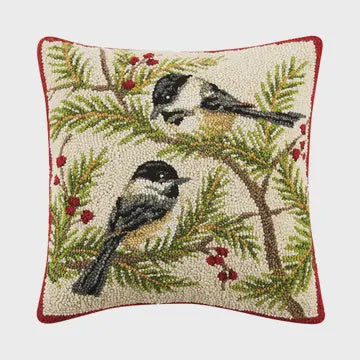 Chickadees Hook Pillow