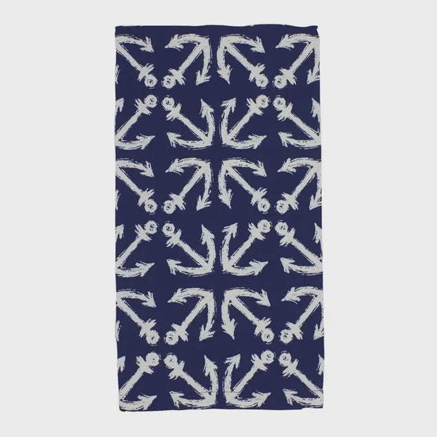 Anchor Navy Blue Kitchen Towel