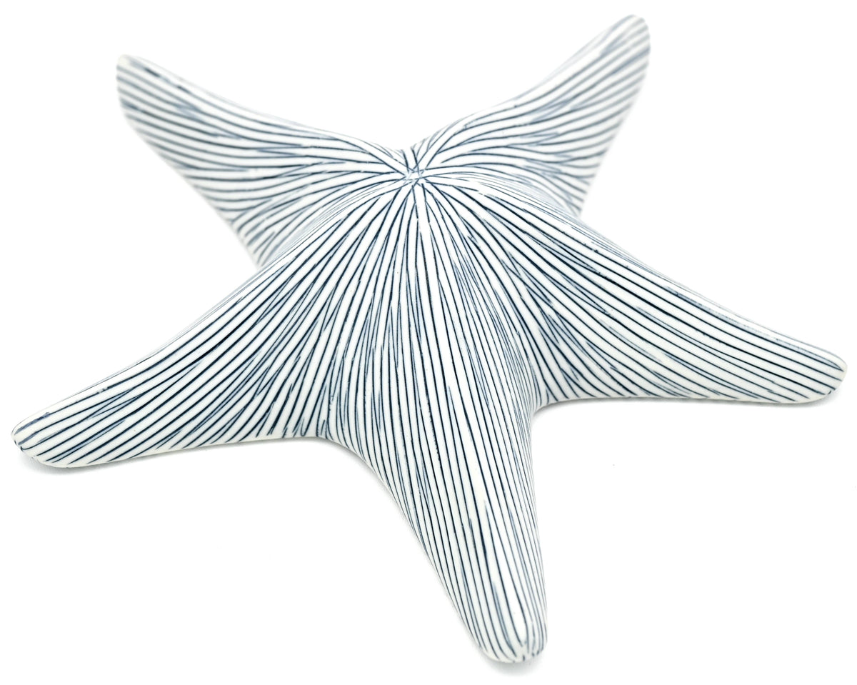 D544W27-STARFISH-Porcelain Ceramic Sculpture Ornament