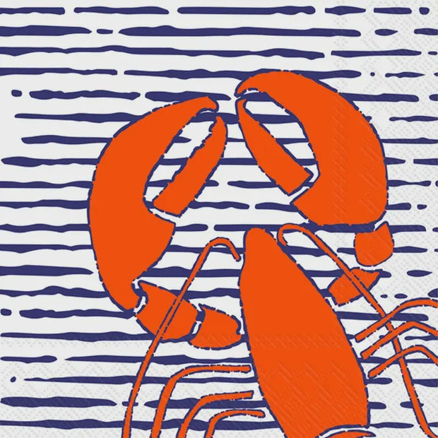 Waterline Lobster cocktail napkin