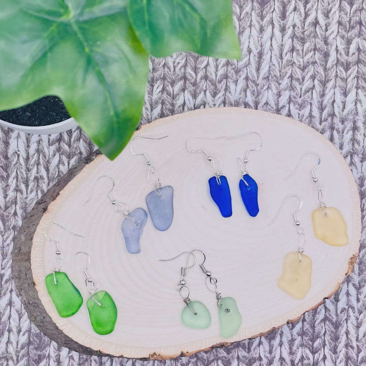 Salt & Story Sea Glass Earrings