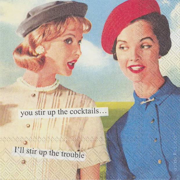 Anne Taintor Stir Up cocktail napkins