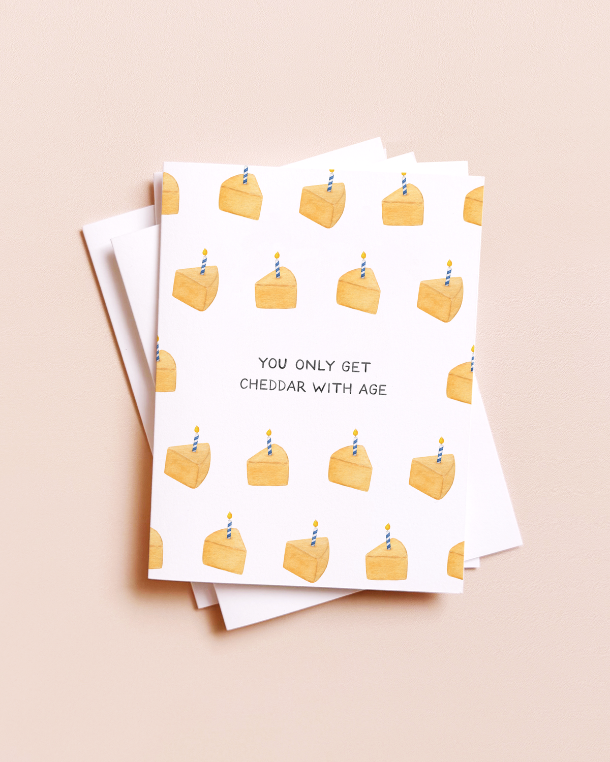 Better With Age — Funny Cheddar Cheese Birthday Card