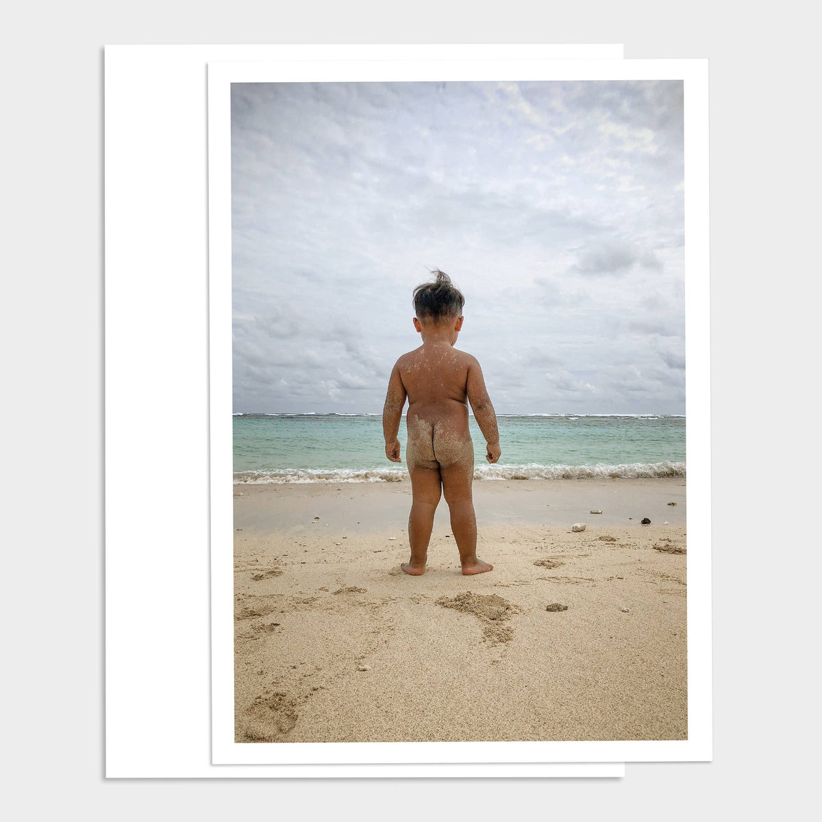 Putu @ the Beach Happy Birthday Greeting Card