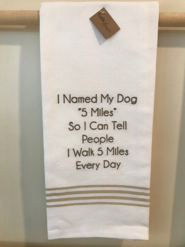 5 Miles Dishtowel
