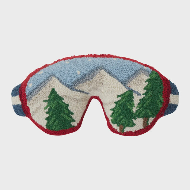 Shaped Ski Goggles Hook Pillow