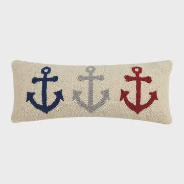 Anchor Trio Hook Pillow