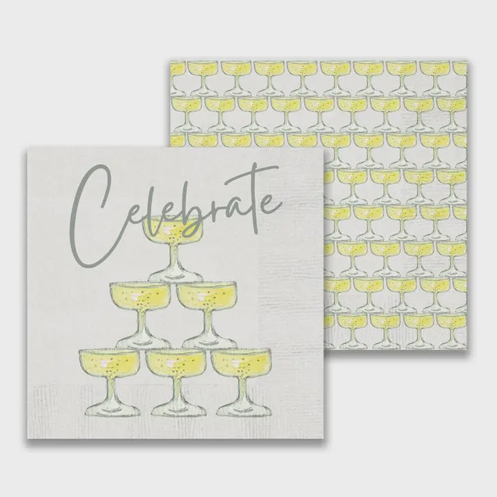 Celebrate Champagne Cocktail Napkin