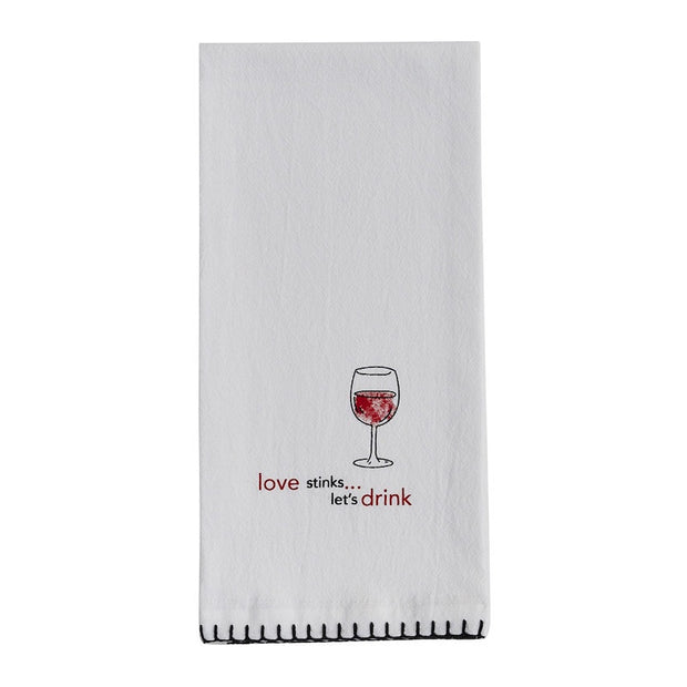Love Stinks Dishtowel