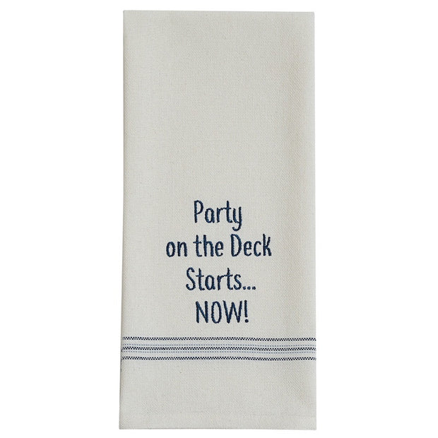PARTY ON THE DECK DISHTOWEL