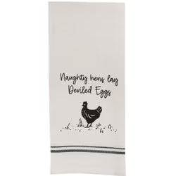Naughty Hens dishtowel