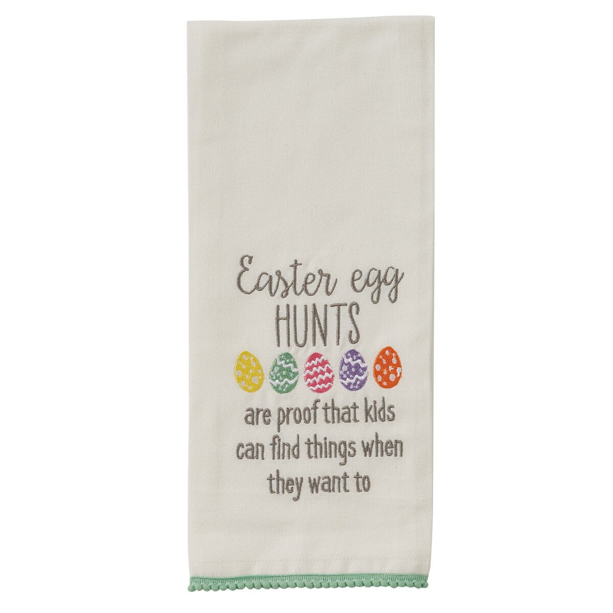 Easter Egg Hunt Dishtowel