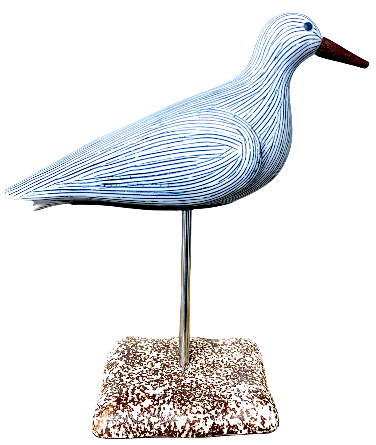 D002W27 BIRD-SEAGULL Porcelain Ceramic Sculpture Ornament