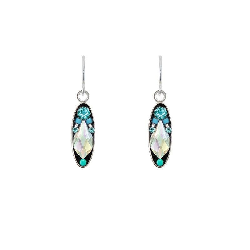 Milano Long Oval Earrings