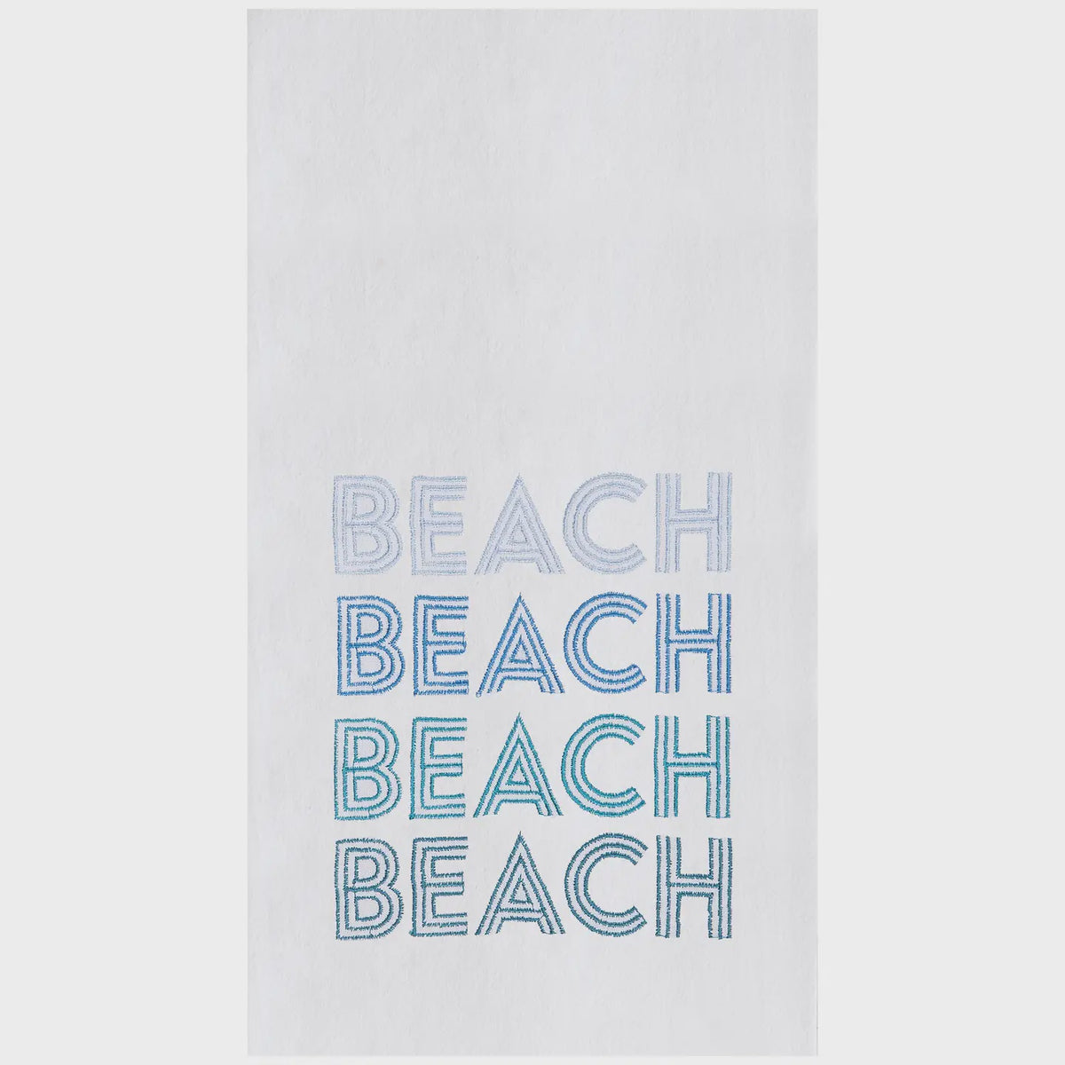 Coastal Retro Beach Kitchen Towel