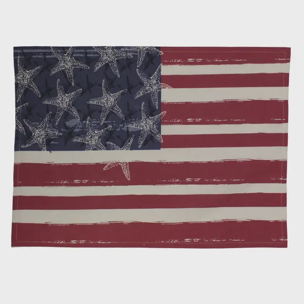 Patriotic American Flag Kitchen Towel