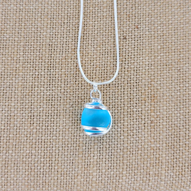 Cultured Sea Glass Pendant XCAM-PD16-SG