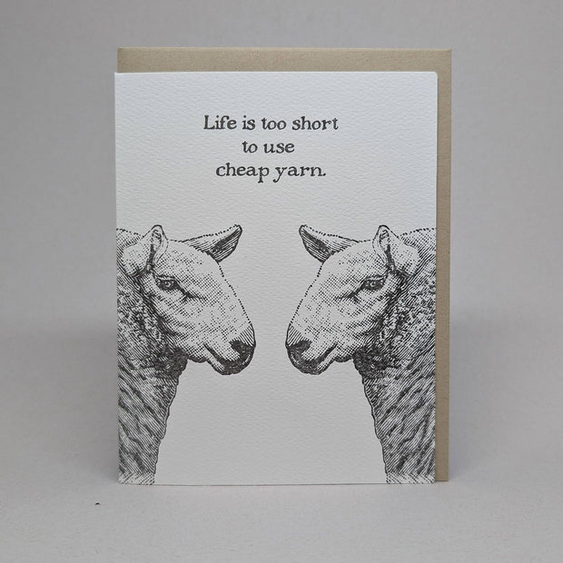Life is too Short to Use Cheap Yarn