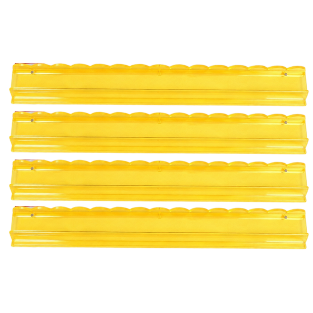20" Acrylic Scalloped Mahjong Rack & Pusher