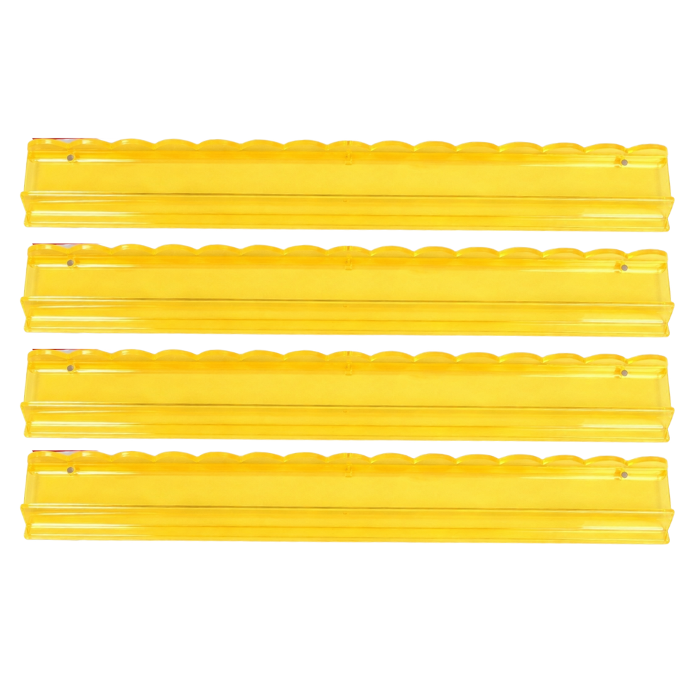 20" Acrylic Scalloped Mahjong Rack & Pusher