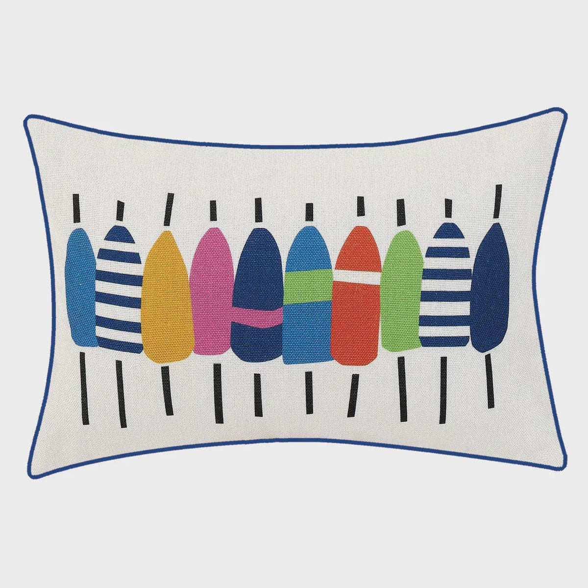 Kate Nelligan Multi Colored Buoy Pillow