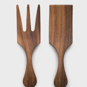 Acacia Wood Salad Utensil Set