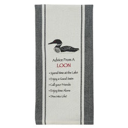 Advice From A Loon Dishtowel
