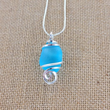 Cultured Sea Glass Pendant XCAM-PD10-SG