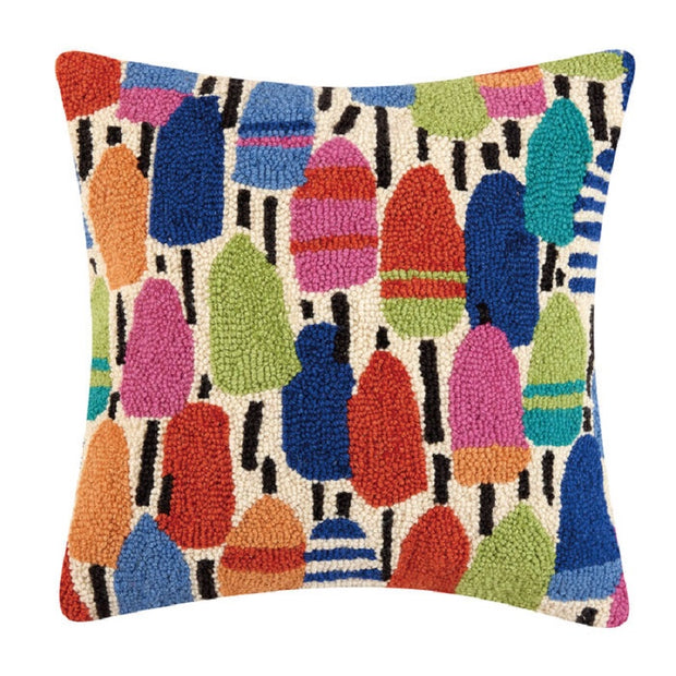 Colorful Buoy Hook Pillow