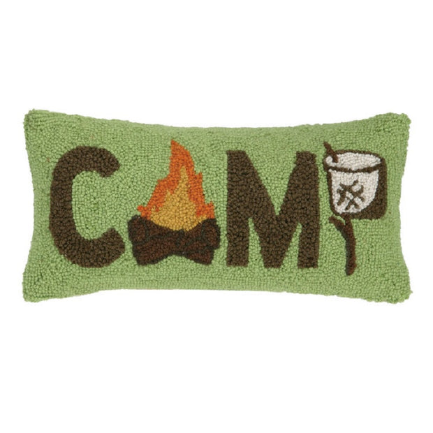 Camp Marshmallow Hook Pillow