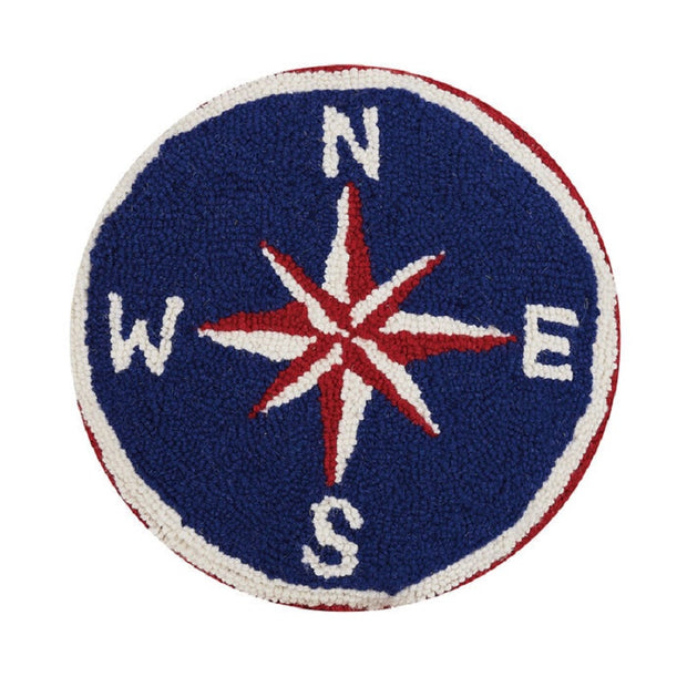 Compass Star Hook Pillow