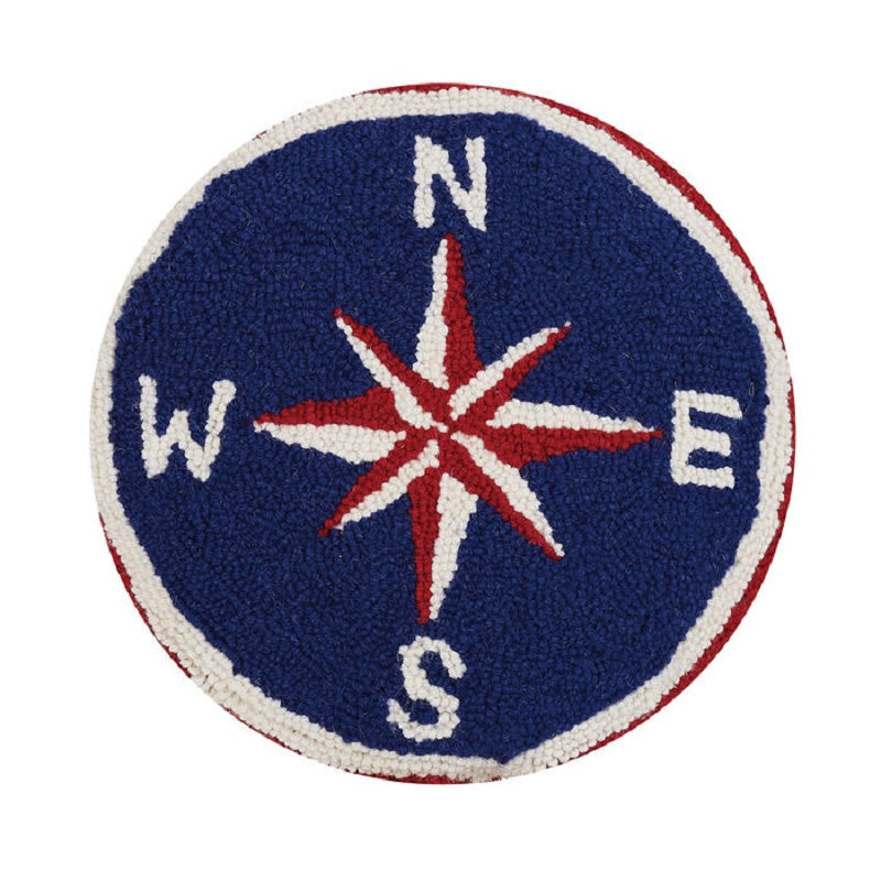 Compass Star Hook Pillow