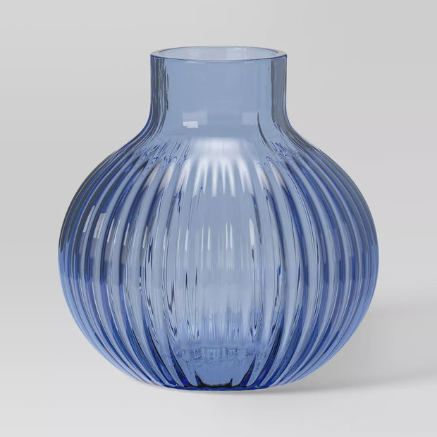Blue Glass Vase
