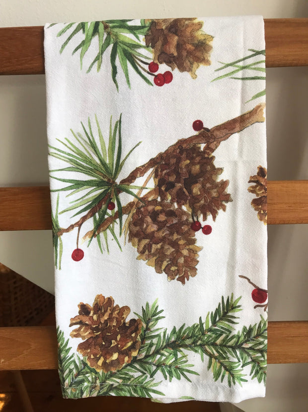 Berries & Pine Kitchen Towel