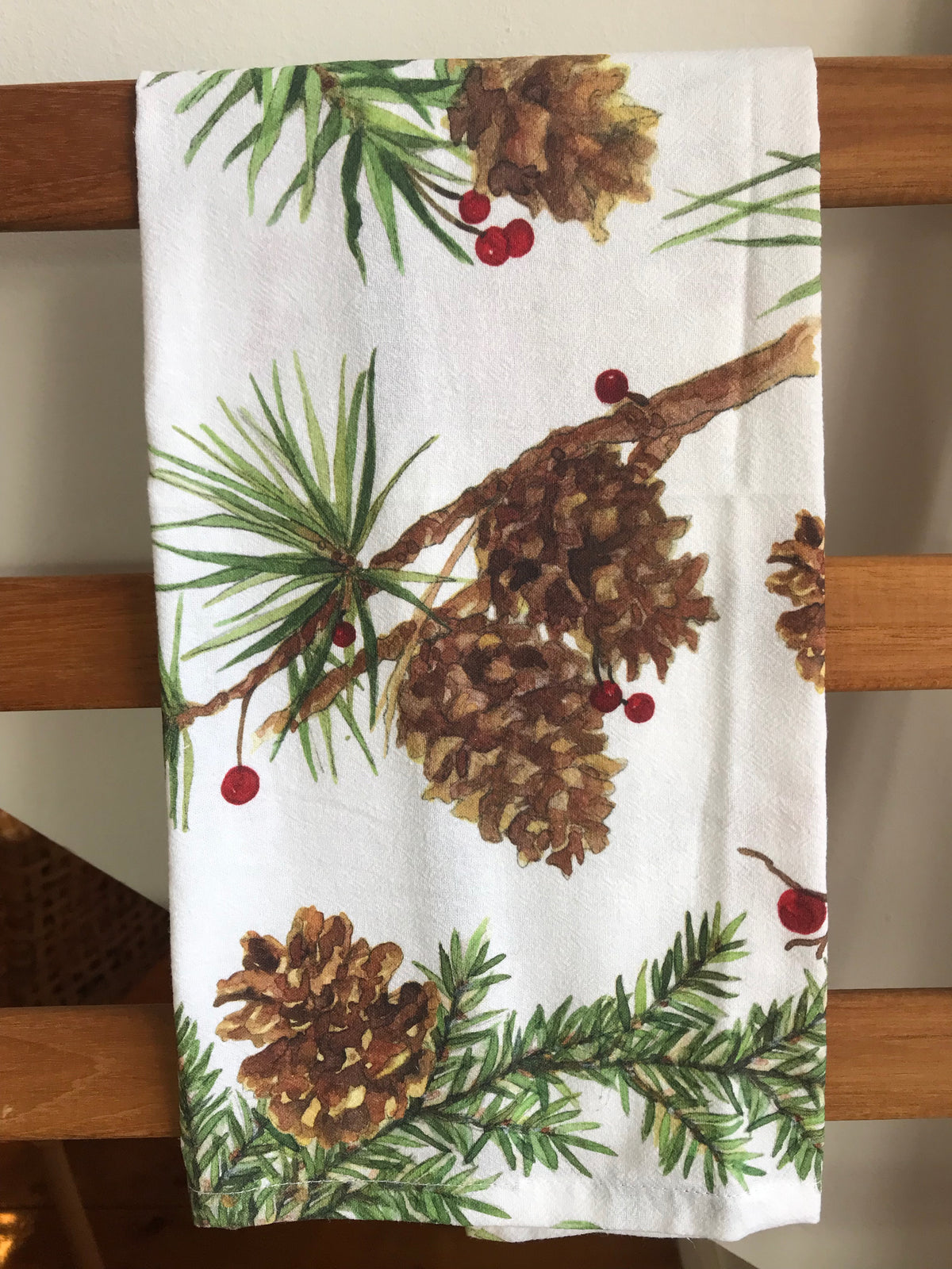 Berries & Pine Kitchen Towel