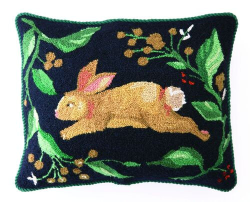 Rabbit Run Hook Pillow