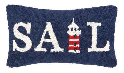 Rectangle "Sail" Hook Pillow