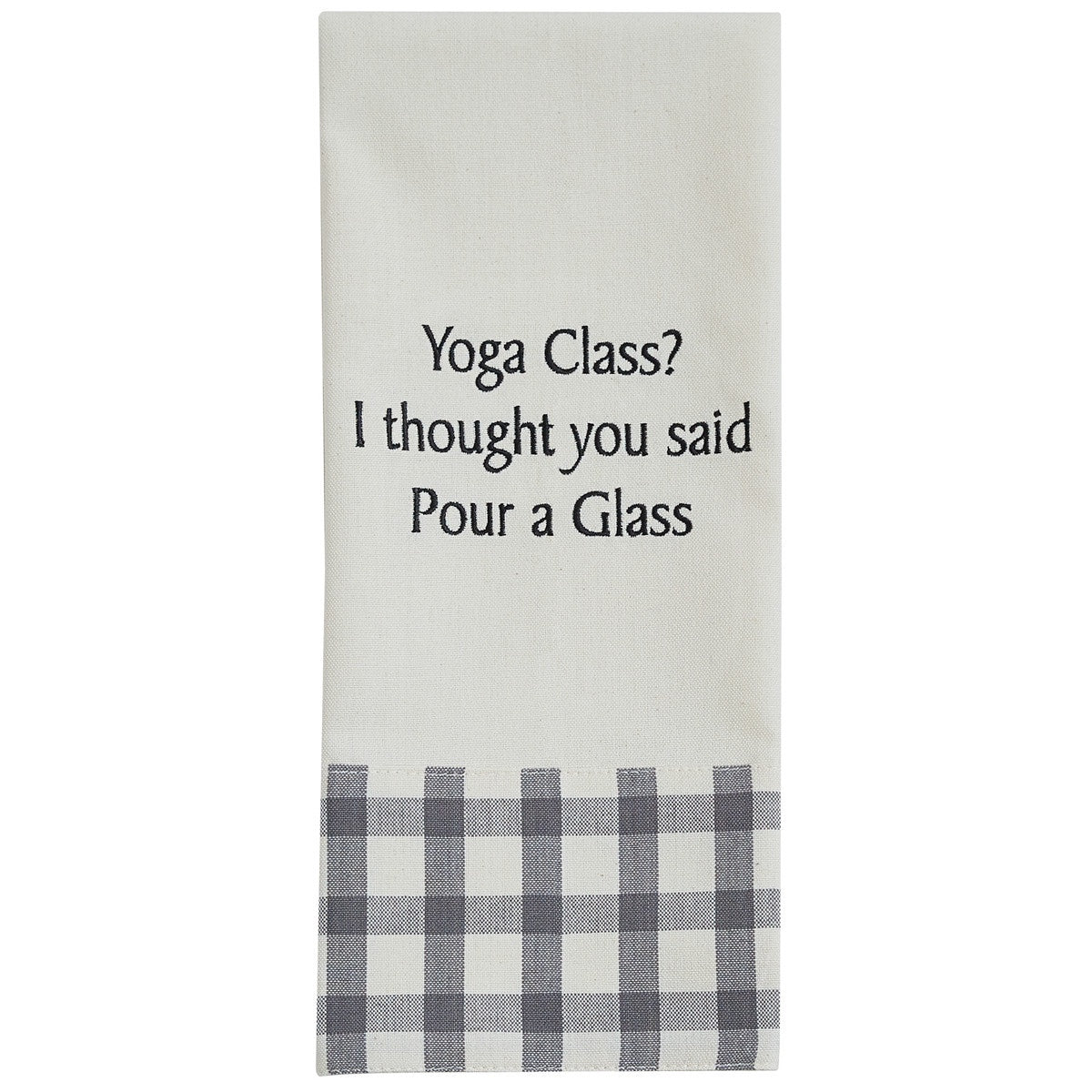 Yoga Class Dishtowel