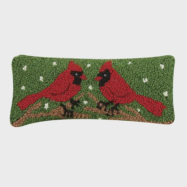 Two Cardinals Hook Pillow