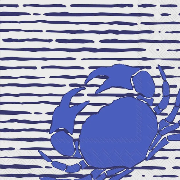 Waterline Crab cocktail napkin