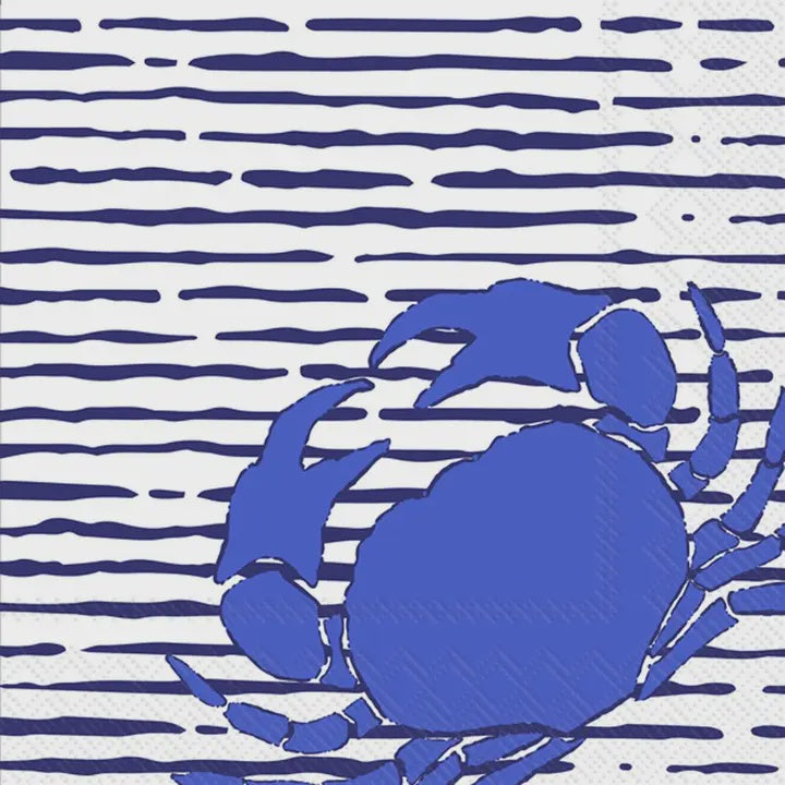 Waterline Crab cocktail napkin